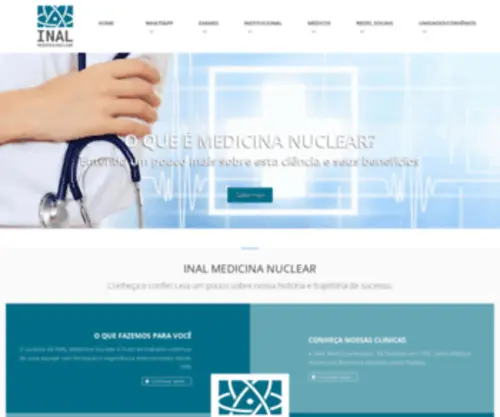 Inalmedicinanuclear.com.br(Centro de medicina nuclear) Screenshot