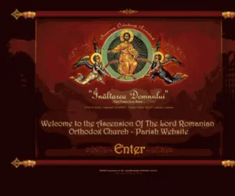 Inaltarea-Domnului.org(Ascension of the Lord Romanian Orthodox Church) Screenshot