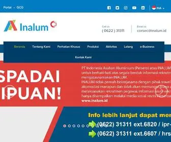 Inalum.id(PT Indonesia Asahan Aluminium) Screenshot