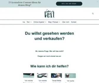 Inamewes.com(Texte, die überzeugen) Screenshot