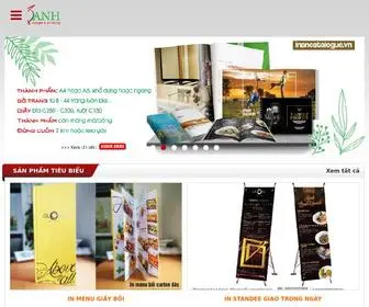 Inancoxanh.com(Cỏ Xanh) Screenshot