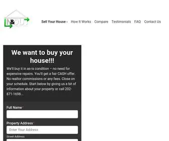 Inandouthomebuyers.com(Sell My House Fast Washington DC) Screenshot