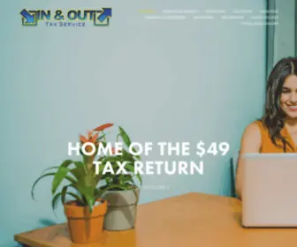 Inandouttax.com(IN & OUT Tax Service) Screenshot