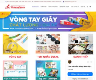 Inanhoangnam.com(In ấn Hoàng Nam) Screenshot