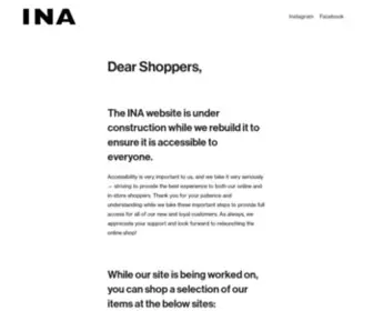 Inanyc.com(INA designer consignment) Screenshot