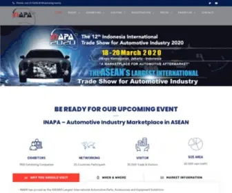 Inapa-Exhibition.net(Inapa Exhibition Indonesia) Screenshot