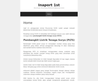 Inaport1.co.id(Cara Ampuh Menghemat Listrik Sampai Tidak Bayar dengan PLTS) Screenshot
