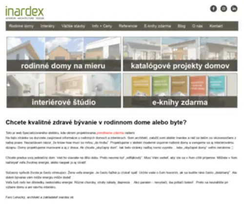 Inardex.sk(Projekty) Screenshot