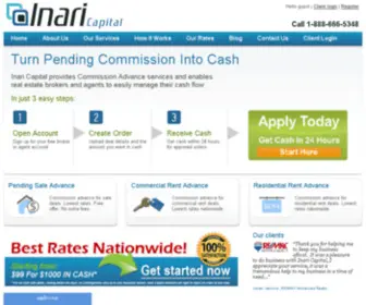 Inaricapital.com(Commission Advance) Screenshot