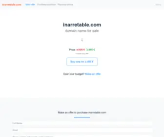 Inarretable.com(Inarretable) Screenshot