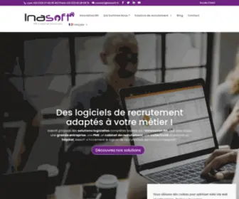 Inasoft.fr(Logiciel de recrutement 100% SaaS) Screenshot