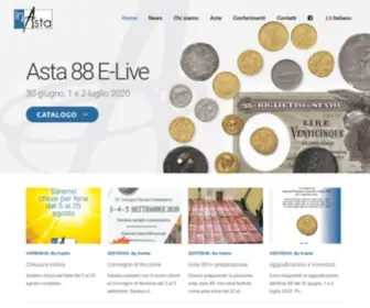 Inasta.com(Aste numismatiche in sala e live) Screenshot