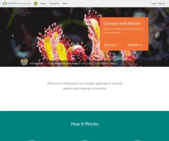 Inaturalist.ca(Inaturalist canada) Screenshot