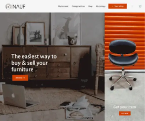 Inauf.com(New & Used Furniture Store in Homestead/Cutler Bay) Screenshot