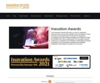 Inavationawards.com(Inavation Awards) Screenshot