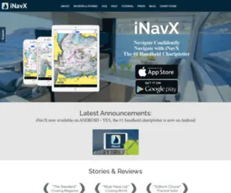 Inavx.net(Navigate Confidently w/ the #1 Handheld Chartplotter) Screenshot