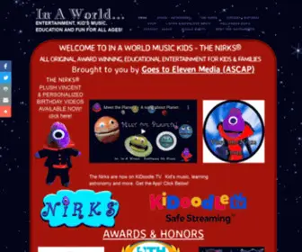 Inaworldmusic.net(In A World Music Kids) Screenshot