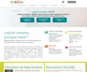 Inaxel.com(Logiciel camping Inaxel) Screenshot