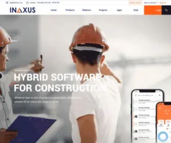 Inaxus.com(A Hybrid Construction Management Software) Screenshot