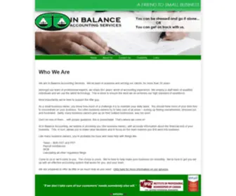 Inbalanceaccounting.ca(In Balance Accounting Services) Screenshot