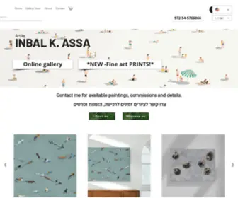 Inbalassaart.com(גלריית האון) Screenshot