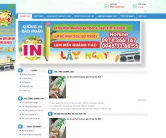 Inbaongan.com(Xưởng In Bảo Ngân) Screenshot