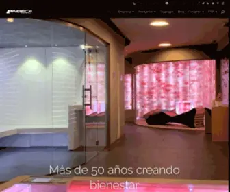 Inbeca.com(Fabricante de saunas a medida) Screenshot