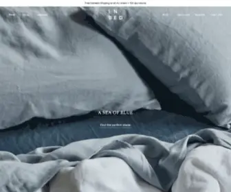 Inbedstore.com(Luxury Bedding Online) Screenshot