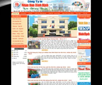 Inbinhdinh.com.vn(Trang ch) Screenshot