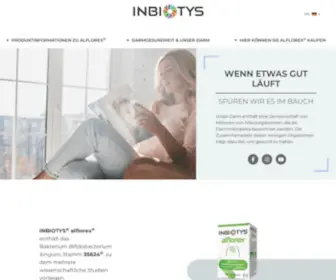 Inbiotys.com(INBIOTYS® Alflorex®) Screenshot