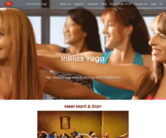 Inblissyoga.com(InBliss) Screenshot