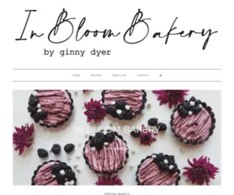 Inbloombakery.com(Elevated Desserts for Every Home Baker) Screenshot