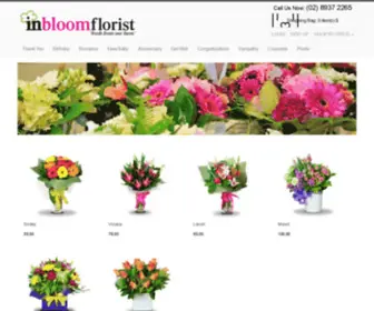 Inbloomflorist.com.au(Brookvale) Screenshot