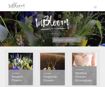 Inbloomflowers.co.uk(Florist Birmingham) Screenshot