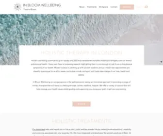 Inbloomwellbeing.com(Holistic Therapy in Mitcham London) Screenshot