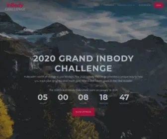Inbody-Challenge.com(The InBody Challenge) Screenshot
