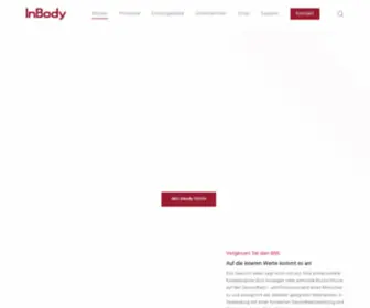 Inbody.de(Body Composition Analyzers) Screenshot