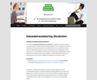 Inboedelverzekering-Studenten.com(Inboedelverzekering studenten (kamer)) Screenshot