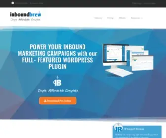 Inboundbrew.com(WordPress Plugin for Inbound Marketers) Screenshot
