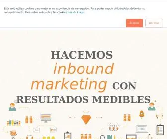 Inboundemotion.com(Agencia de Inbound Marketing) Screenshot