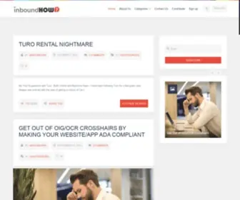 Inboundhow.com(All About Web Design & Marketing) Screenshot