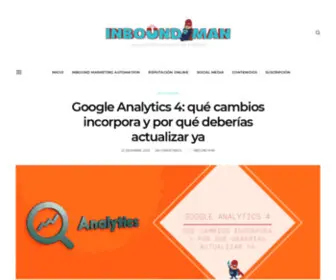 Inboundman.com(Contenidos sobre Inbound marketing y Automation Marketing) Screenshot