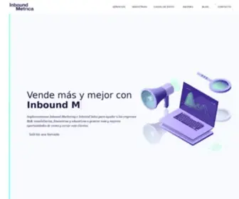 Inboundmetrica.com(Agencia de Inbound Marketing en Mérida) Screenshot