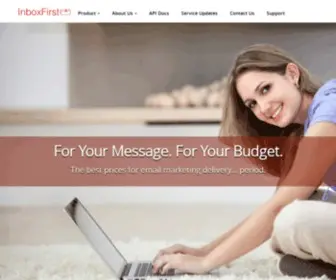 Inboxfirst.com(Email Marketing) Screenshot