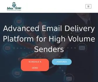 Inboxgenie.com(Email Delivery Magic) Screenshot