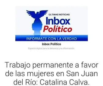 Inboxpolitico.com.mx(Inbox Político) Screenshot