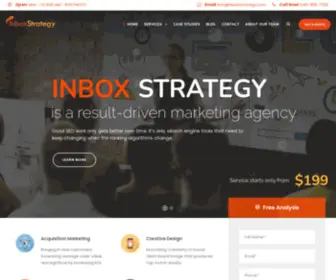 Inboxstrategy.com(A Full Service Marketing Company) Screenshot