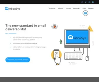 Inboxsys.com(Deliverability) Screenshot
