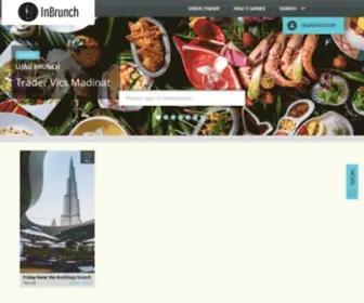 Inbrunch.com(The new exciting way to book your favourite brunch in the UAE) Screenshot