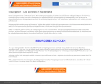 Inburgeren-Scholen.com(Alle Scholen voor Inburgeren in Nederland) Screenshot